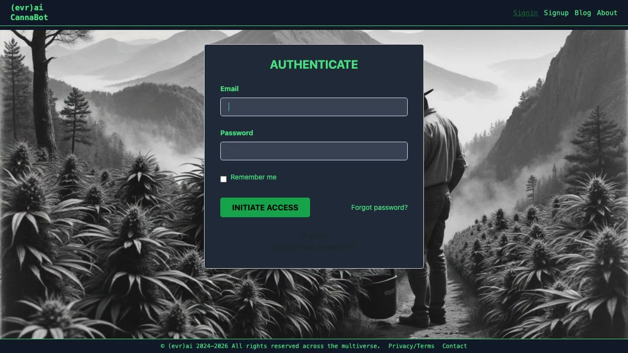 Getting started with CannaBot